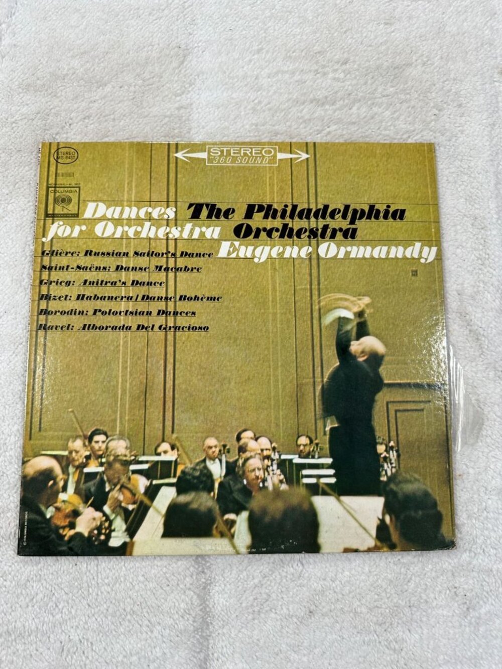 Dances For Orchestra Eugene Ormandy Philadelphia Orchestra 1962 LP Stereo